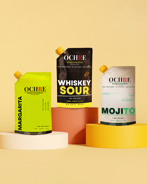Ochre Club The Classic Trio, 3 zero proof cocktail mixers